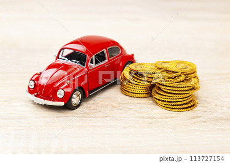 自動車とコイン 自動車とコイン 113727154