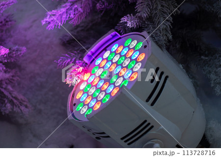 a white light with a lot of lights on it a white light with a lot of lights on it 113728716