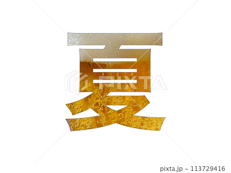 冷えたビール背景の夏の文字 113729416