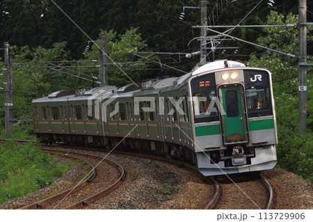 奥羽本線／山形線701系電車（米沢⇔新庄） 113729906