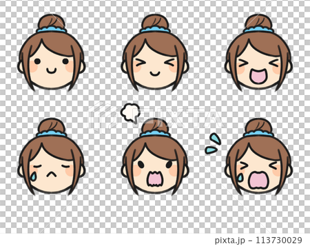 Dango-san and various facial expressions set 113730029