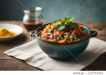 Food photography, Asian kitchen. Restaurant food menu photos 113731421