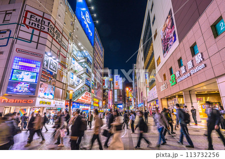 日本の東京都市景観 外国人観光客らで賑わう秋葉原などを望む。コロナ禍前と変らない光景…=19日 日本の東京都市景観 外国人観光客らで賑わう秋葉原などを望む。コロナ禍前と変らない光景…=19日 113732256