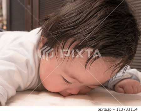 【赤ちゃん うつぶせ】 【赤ちゃん うつぶせ】 113733114