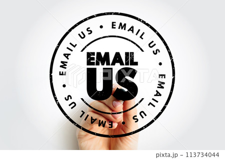 Email Us text stamp, concept background Email Us text stamp, concept background 113734044
