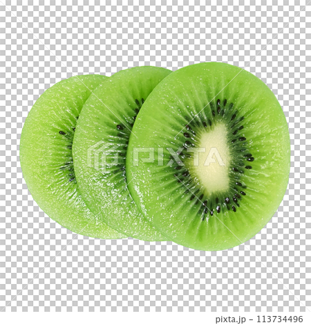 獼猴桃插圖現實白色背景 113734496