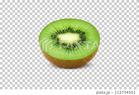 獼猴桃插圖現實白色背景 113734501