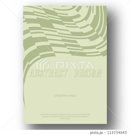 Abstract geometric pattern. The idea of a banner, brochure, catalog, or booklet. A template for creative design Abstract geometric pattern. The idea of a banner, brochure, catalog, or booklet. A template for creative design 113734843