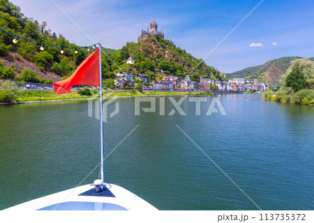 View of Cochem, Germany 113735372