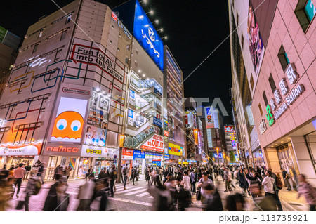 日本の東京都市景観 外国人観光客らで賑わう秋葉原などを望む。コロナ禍前と変らない光景…=19日 日本の東京都市景観 外国人観光客らで賑わう秋葉原などを望む。コロナ禍前と変らない光景…=19日 113735921