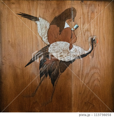 高澤観音日龍峯寺の籠堂天井絵 高澤観音日龍峯寺の籠堂天井絵 113736058