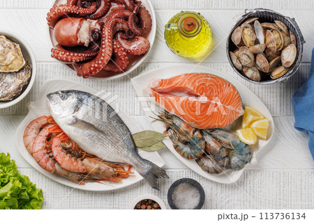Seafood Platter Delight 113736134