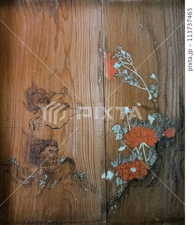 高澤観音日龍峯寺の籠堂天井絵 高澤観音日龍峯寺の籠堂天井絵 113737465