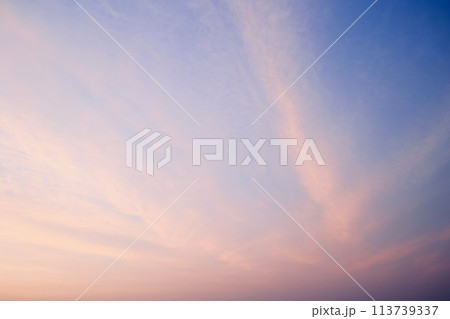 朝焼け空　4月中旬　茨城県 113739337