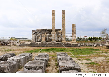 神殿跡　レトゥーン遺跡　世界遺産　南トルコ　トルコ 113739931