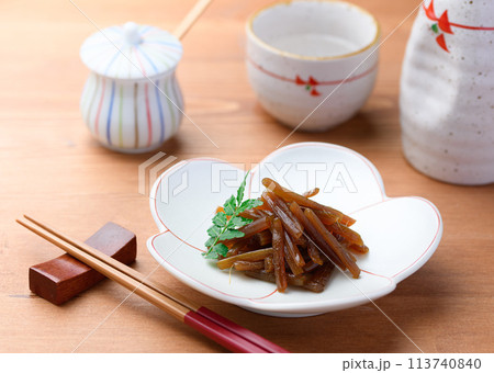 春の山菜料理 ふきの煮物 ( きゃらぶき ) 春の山菜料理 ふきの煮物 ( きゃらぶき ) 113740840
