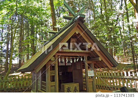 宝登山神社奥宮の社殿【埼玉県長瀞町】 宝登山神社奥宮の社殿【埼玉県長瀞町】 113741385