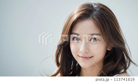 美しい女性　美容　モデル「「AI生成画像」」 113741819