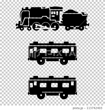 Illustration of a toy-style SL C62 cutout Illustration of a toy-style SL C62 cutout 113742403