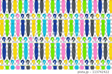 カラフルな閉じた傘のパターン 113742422