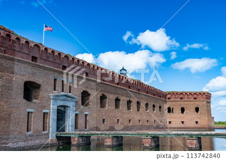 Entrance to Fort Jefferson at Dry Tortugas National Park Entrance to Fort Jefferson at Dry Tortugas National Park 113742840
