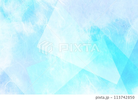 雲龍紙青色切り紙 雲龍紙青色切り紙 113742850