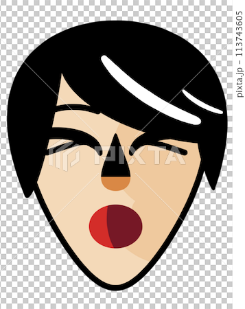 變形的臉 113743605