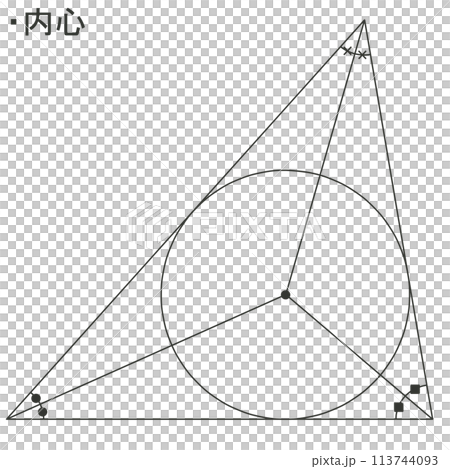 三角形の内心 113744093
