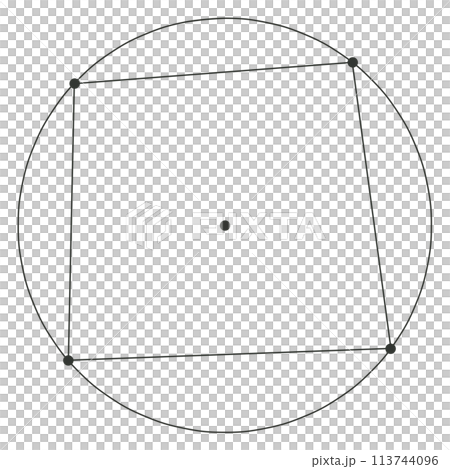 A quadrilateral inscribed in a circle A quadrilateral inscribed in a circle 113744096