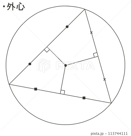 三角形の外心 113744111