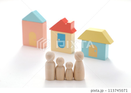 家族と家イメージ 家族と家イメージ 113745071