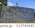 牛久の大仏と青空 113745685