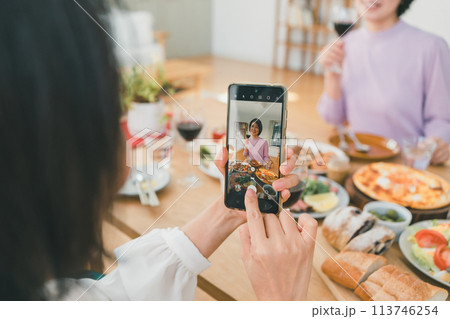 a forty-something woman a forty-something woman 113746254