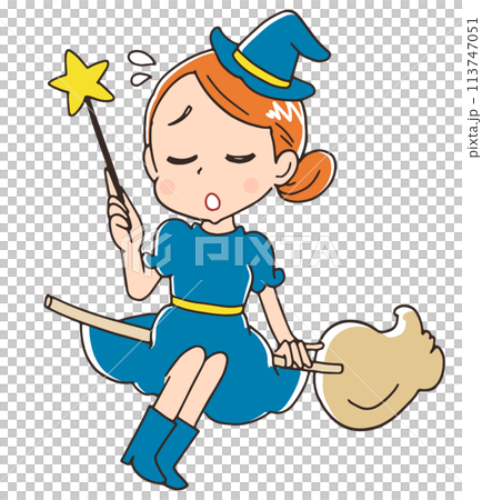 Cute witch character 113747051