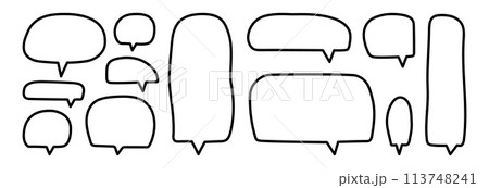 Bubble for text. 113748241