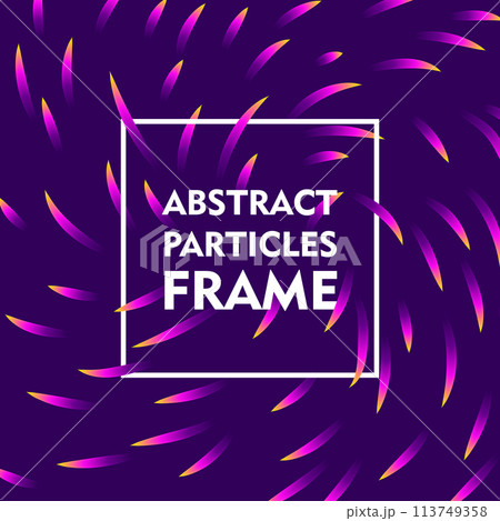 Abstract particles frame gradient 113749358