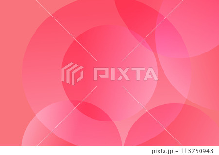 Trendy abstract minimal geometric blurred background. Smooth vector illustration for template, posters, card, banner. Pink elements with fluid dynamic gradient 113750943