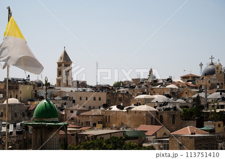 View on the landmarks of Jerusalem Old City, View on the landmarks of Jerusalem Old City, 113751410