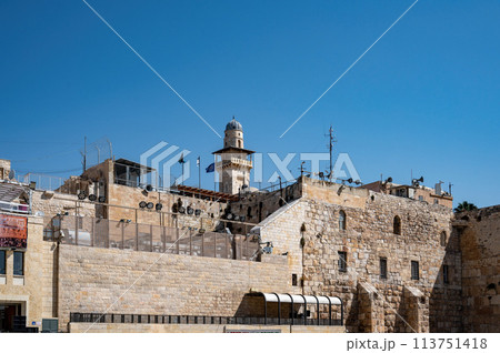 View on the landmarks of Jerusalem Old City, 113751418