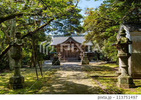 粟嶋神社 拝殿 鳥取県米子市彦名町 粟嶋神社 拝殿 鳥取県米子市彦名町 113751497