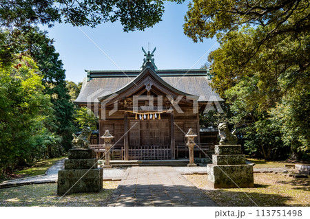 粟嶋神社 拝殿 鳥取県米子市彦名町 粟嶋神社 拝殿 鳥取県米子市彦名町 113751498