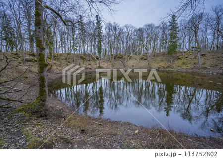 Kaali field of meteorite craters in Saaremaa, Estonia Kaali field of meteorite craters in Saaremaa, Estonia 113752802