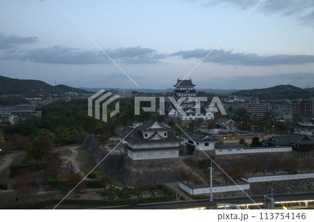 福山城同じ高で見る 113754146