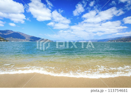 福井県、松原海岸(気比の松原海水浴場) 福井県、松原海岸(気比の松原海水浴場) 113754681