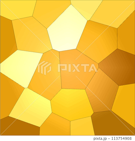 抽象的なモザイクパターン背景 金色 抽象的なモザイクパターン背景 金色 113754908