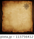 古い地図風背景 113756412