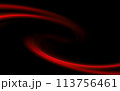 赤い光の畝っている線 113756461
