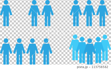 People pictogram standing silhouette icon whole body group set People pictogram standing silhouette icon whole body group set 113756582