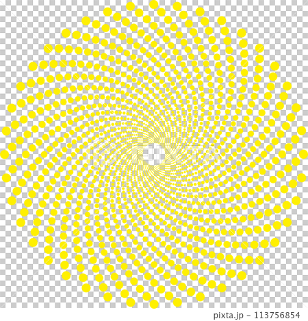 Polka dot spiral American comic screentone dot background 113756854