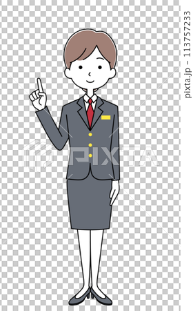 Hotel receptionist illustration 113757233